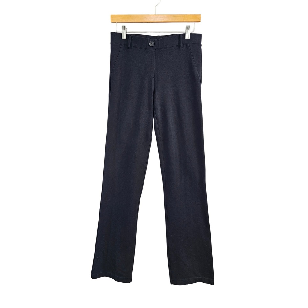 Betabrand Dress Pant stretch Yoga Pants Black Straight Leg Petite Small W0076-BK